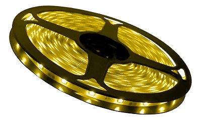FITA DE LED 12V AMARELO 3528  120LED + IP20 + 5M
