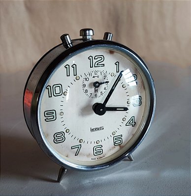 Relógio Despertador de Mesa HERWEG