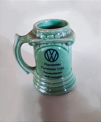 Caneca pra Vinho em Porcelana Símbolo Volkswagen