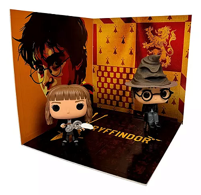 Diorama Cenario Miniatura Harry Potter Funko Geek Boneco