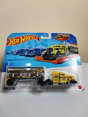Hot Wheels Caminhão Fuel & Fire Track Fleet