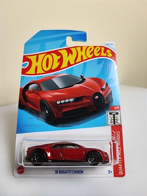 Hot Wheels Bugatti Chiron '16 Vermelha