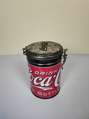 Coca Cola Original Tampa E Trava Litografada Vermelha