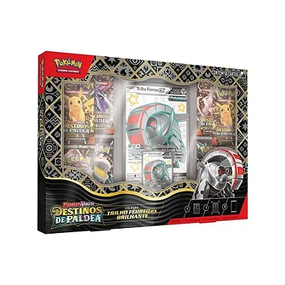 Box Pokémon Destinos De Paldea Trilho Ferro Ex Brilhante