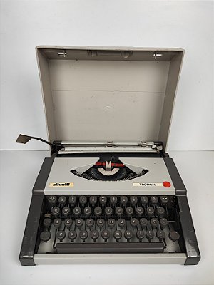Maquina De Escrever Olivetti Tropical Funcionando