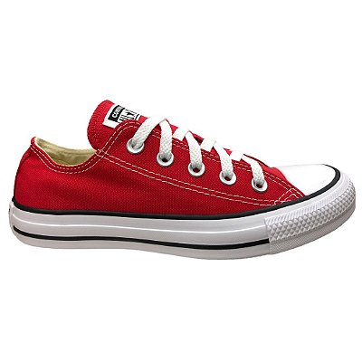 Tênis Converse Chuck Taylor All Star Infantil Preto Vermelho CK00020007 -  Menina Shoes