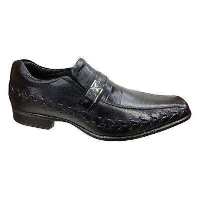 Sapato Masculino Rafarillo Social Couro - 79352 - Preto