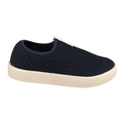 Tênis Feminino Beira Rio Casual Tecido Toscana - 4280.109 - Preto