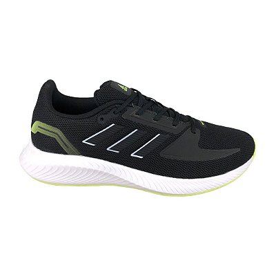 Tênis Masculino Adidas Runfalcon 2.0 - GX8239 - Preto-Verde