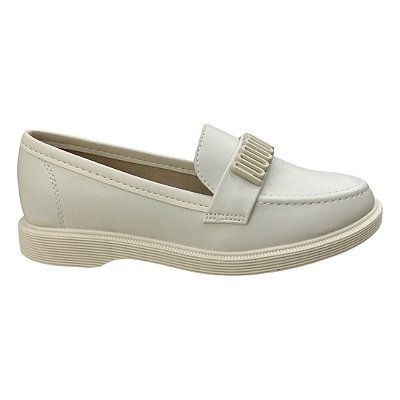 Sapato Feminino Moleca Loafer - 5666.106 - Branco Off