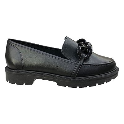 Sapato Feminino Beira Rio Loafer - 4283.105 - Preto