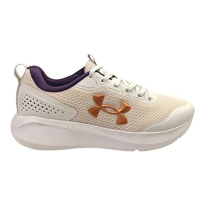 Tênis Feminino Under Armour Ch.Essential 2 - 3027788-200 - Marfim-Roxo-Cobre