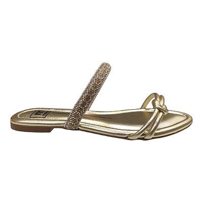 Rasteira Feminina Moleca - 5460.219 - Dourado