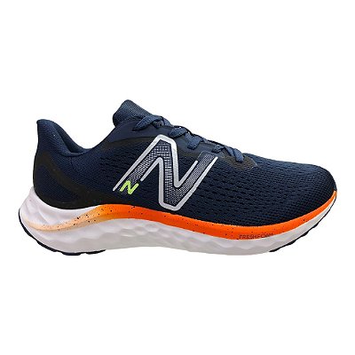 Tênis Masculino New Balance Fresh Foam Arishiv4 - MARISZM4 - Marinho-Laranja