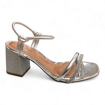 Sandália Feminina Beira Rio - 8436.213 - Prata