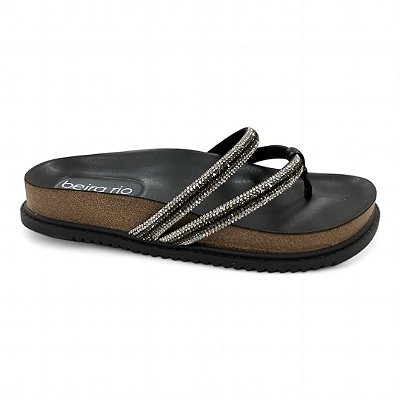 Chinelo Feminino Beira Rio Birken - 8524.107 - Preto