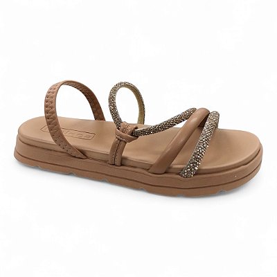 Sandália Feminina Moleca - 5490.113 - Bege-Nude