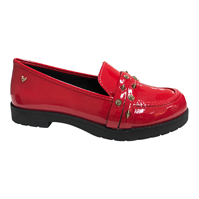 Sapato Feminino Mississipi Loafer - ME722 - Vermelho