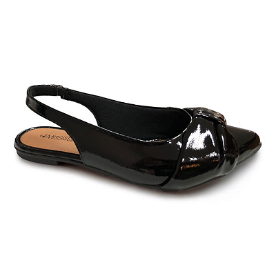 Sapatilha Feminina Mississipi Slingback - ME242 - Preto