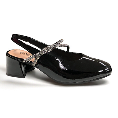 Sapato Feminino Dakota Slingback - D0084 - Preto