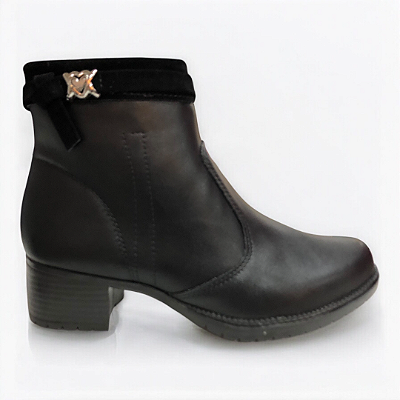 Bota Feminina Mississipi Cano Baixo - MC801 - Preto