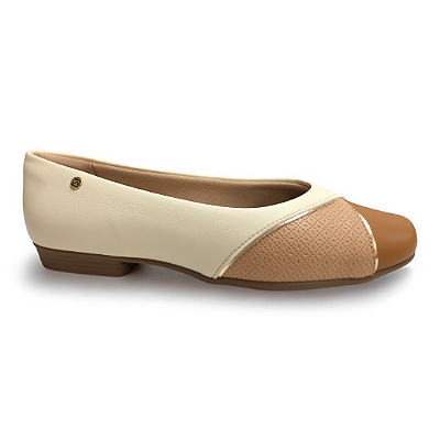 Sapatilha Feminina Piccadilly Joanete - 250250-4 - Branco Off