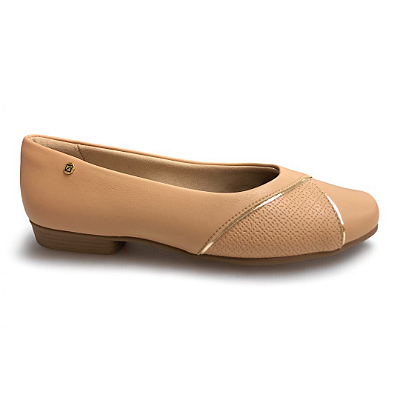 Sapatilha Feminina Piccadilly Joanete - 250250-5 - Nude Claro