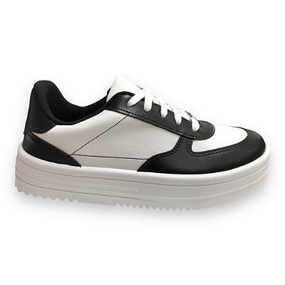 Tênis Feminino Moleca Casual - 5782.313 - Branco-Preto