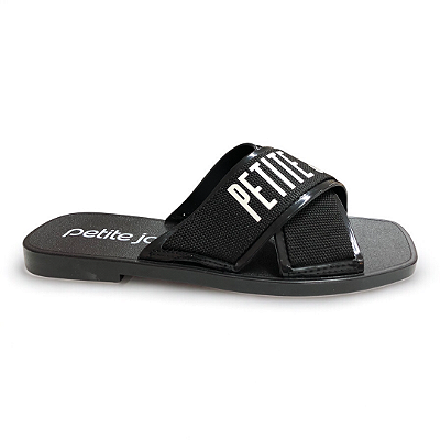 Chinelo Feminino Petite Jolie Rasteira - PJ7611-00027 - Preto