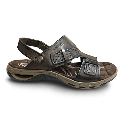 Sandália Masculina Pegada Couro - 131662-03 - Marrom