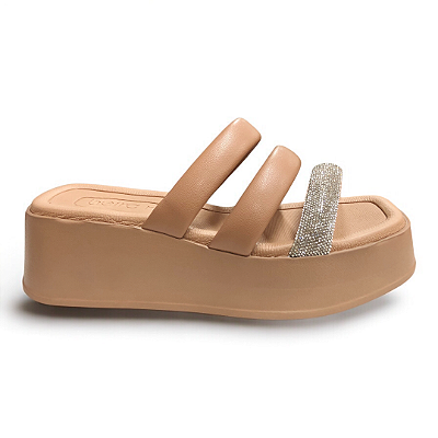 Tamanco Feminino Beira Rio - 8530.113 - Nude