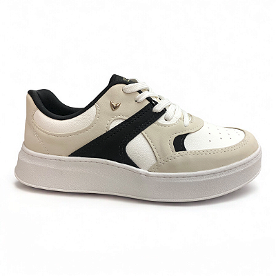 Tênis Feminino Mississipi Casual - MC911 - Branco-Preto