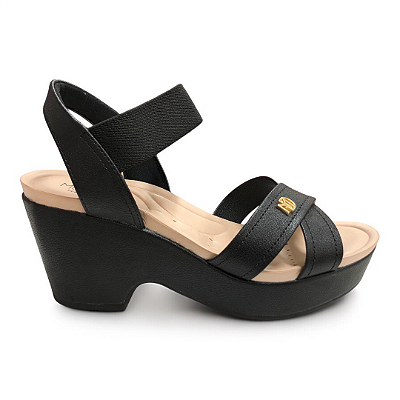 Sandália Feminina Modare Salto Grosso - 7137.117 - Preto