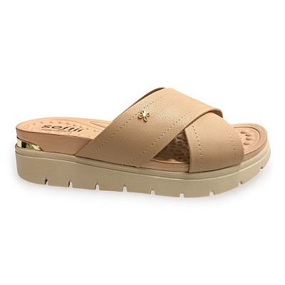 Tamanco Feminino Softli Conforto - 10046.10254 - Nude