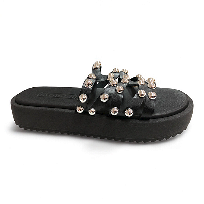 Chinelo Feminino Moleca Papete - 5489.121 - Preto