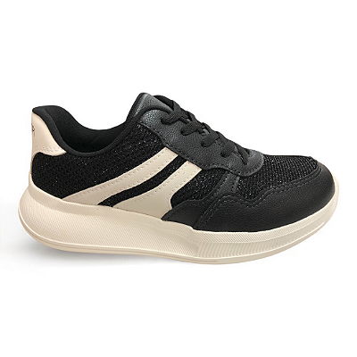 Tênis Feminino Mississipi Casual - J0011 - Preto