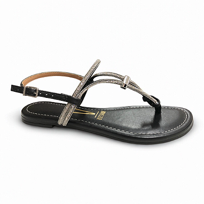 Sandália Feminina Vizzano Rasteira - 6371.395 - Preto
