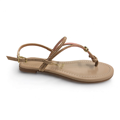 Sandália Feminina Vizzano Rasteira - 6371.395 - Bege