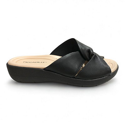 Tamanco Feminino Piccadilly Fascite - 408228-2 - Preto