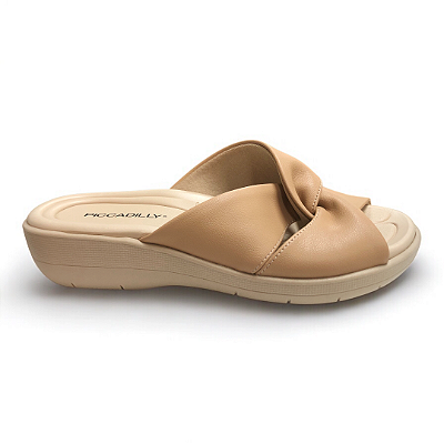 Tamanco Feminino Piccadilly Fascite - 239023-15 - Nude