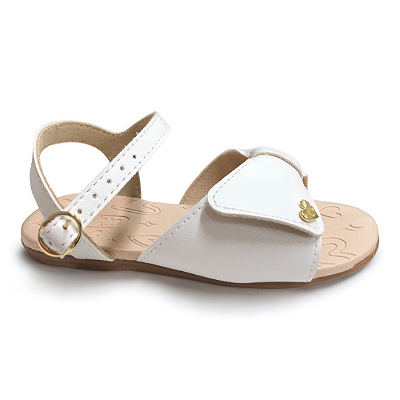Sandália Infantil Menina Molekinha - 2743.103 - Branco