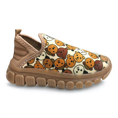 Tênis Unissex Infantil Novopé Luzinha Bobbie Goods - 99001048-4633 - Marrom
