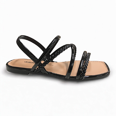 Sandália Feminina Dakota Rasteira - Y9352 - Preto