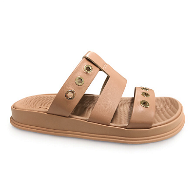 Chinelo Feminino Moleca Papete - 5556.103 - Nude