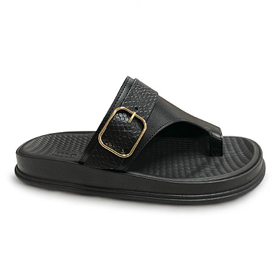 Chinelo Feminino Moleca Papete - 5556.102 - Preto