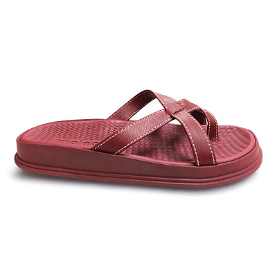 Chinelo Feminino Moleca Papete - 5556.101 - Vermelho
