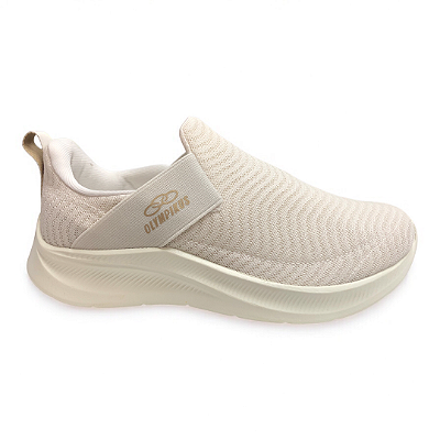 Tênis Feminino Olympikus Flutua - Areia-Dourado