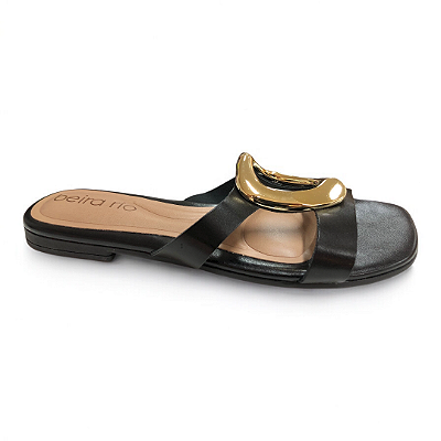 Rasteira Feminina Beira Rio - 8560.101 - Preto