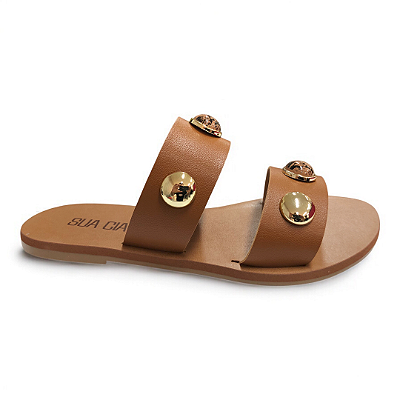 Rasteira Feminina Sua Cia - 8395.16142 - Marrom