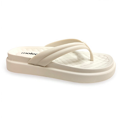 Chinelo Feminino Moleca Eva - 5554.100 - Branco Off